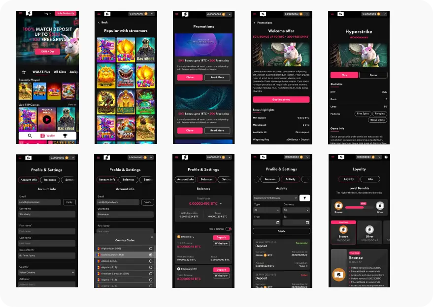Supremo Casino platform overview